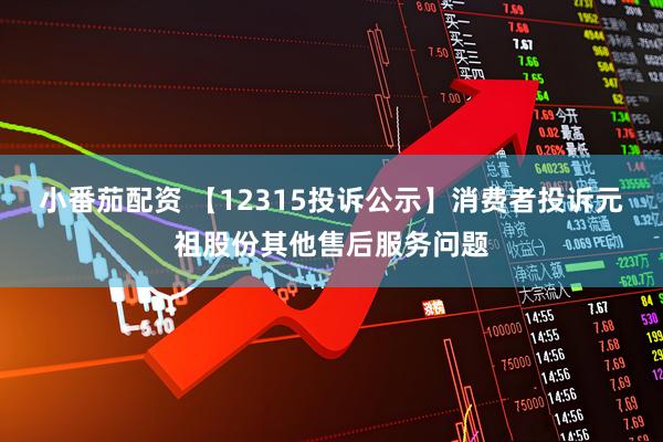 小番茄配资 【12315投诉公示】消费者投诉元祖股份其他售后服务问题